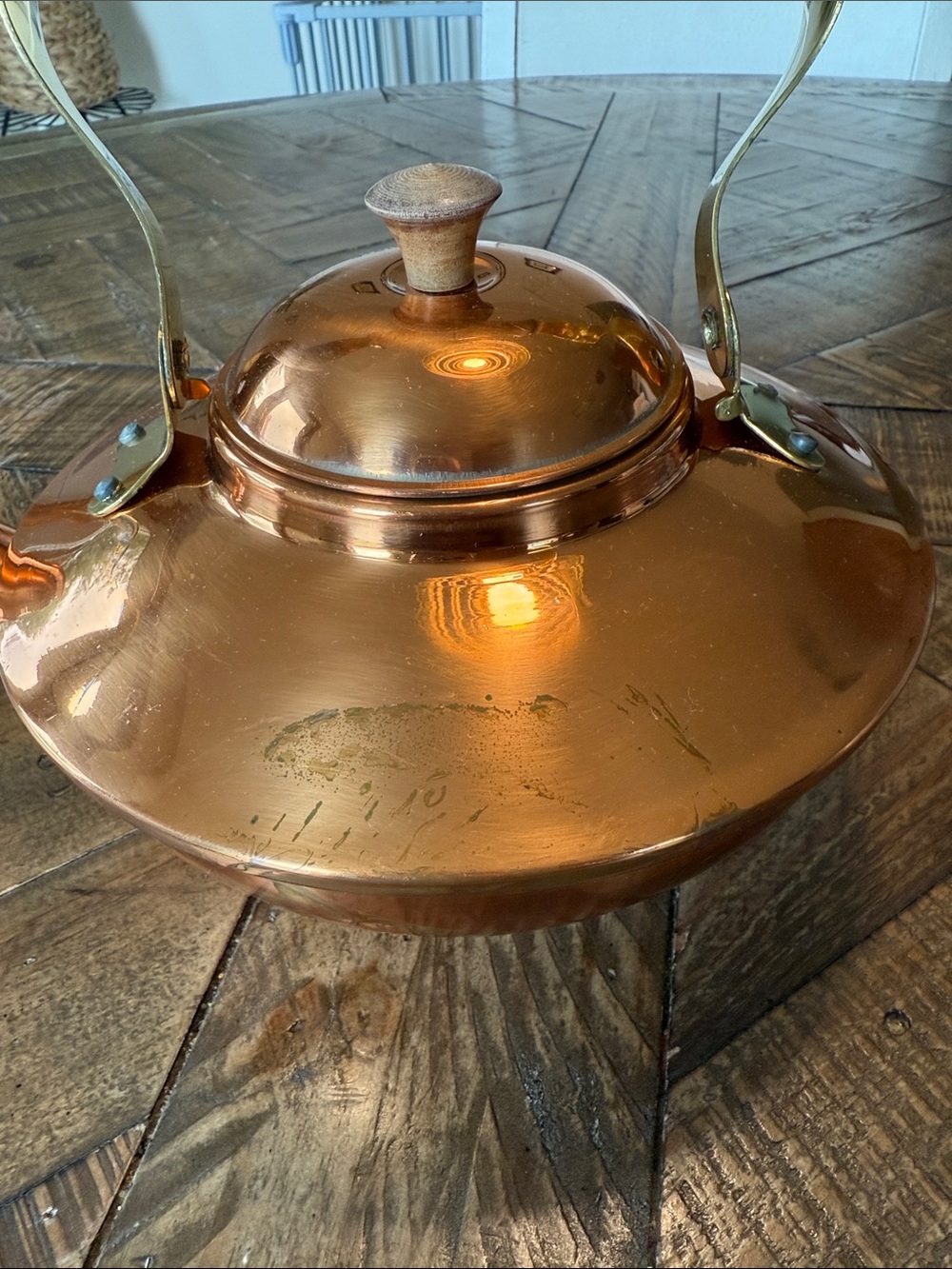 Copper Tea pot - Picture 2 of 10